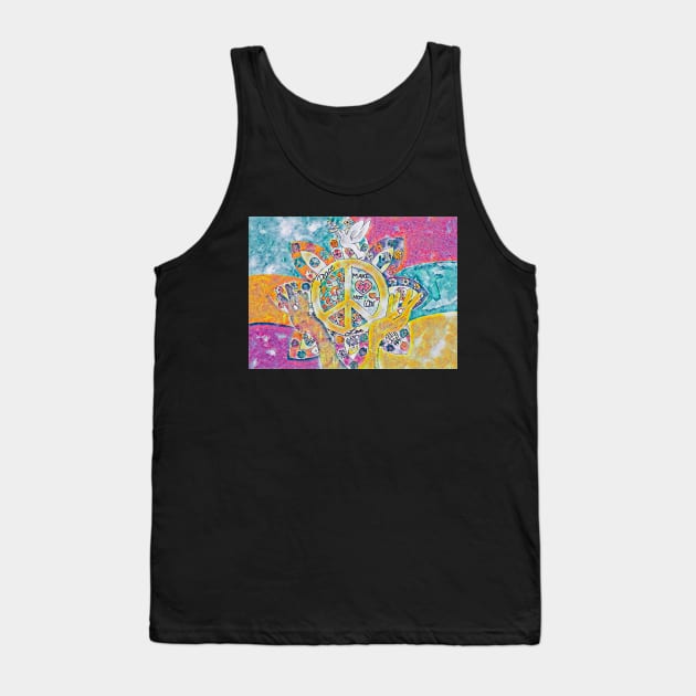 Against War No. 6 Tank Top by asanaworld